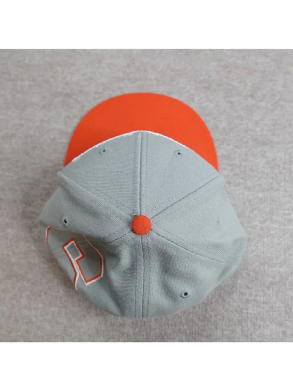 Syracuse Orange Hat Gray Forty Seven Snapback Embroidered Blockhead